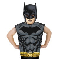 Disfarce de Batman com camisola e máscara para crianças