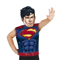 Disfarce de Superman com camisola e máscara para crianças