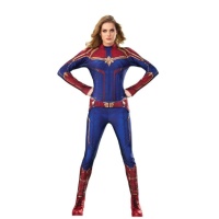 Fato de Capitã Marvel para mulher