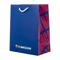 Bolsa de presente 32 x 26 x 12 cm Barcelona azul
