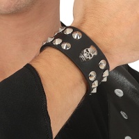Pulseira com caveira para adulto
