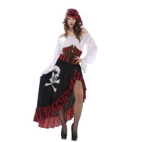 Fato de pirata berbere para mulher