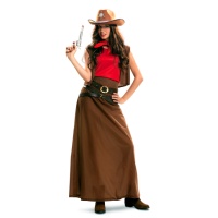 Fato de Pistoleira cowgirl para mulher