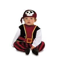 Fato de pirata com cachecol para bebé