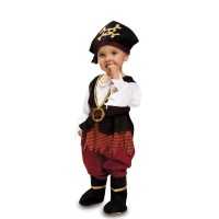 Fato de pirata das Caraíbas para bebé