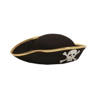 Chapéu de pirata corsário para criança - 50 cm