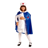 Fato de Enfermeira com capa para menina