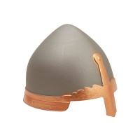 Capacete Medieval prateado