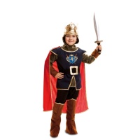 Fato de cavaleiro medieval com capa para criança