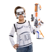 Disfarce Camisola de Stormtrooper infantil