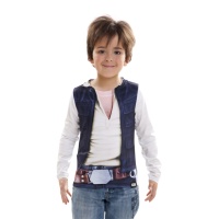 Disfarce camisola de Han Solo infantil
