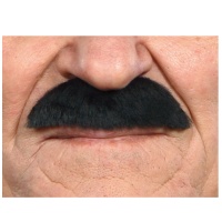 Bigode preto médio