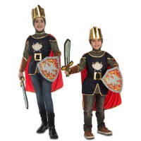 Fato de cavaleiro medieval para criança com acessórios