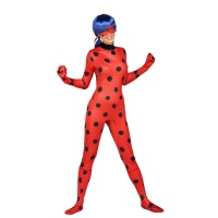 Fato de Ladybug com acessórios para mulher