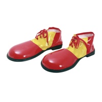 Sapatos clássicos de palhaço para adultos
