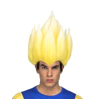 Peruca Vegeta Saiyan Boxed para adultos