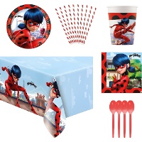 Kit para festa da Ladybug - 8 pessoas