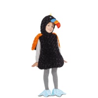 Fato de tucano de peluche para criança