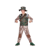 Fato de camuflagem militar para criança