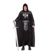Fato de guerreiro do norte preto para homem