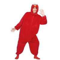 Fato Elmo da Rua Sésamo para adultos
