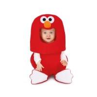 Fato Elmo da Rua Sésamo com botinhas para bebé