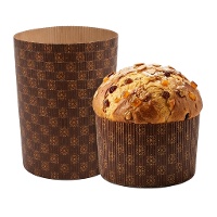 Formas descartáveis para panetone de 1 kg - 10 unidades