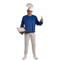 Fato de duende azul para homem