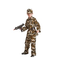 Fato de soldado camuflado para crianças
