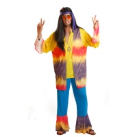Fato hippie dos anos 70 para homem