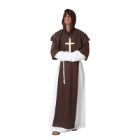 Fato de monge medieval para homem