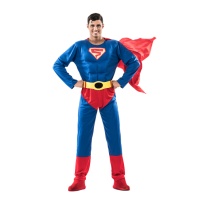 Fato de Super-Homem com capa para homem