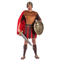 Fato de Gladiador romano Spartacus para homem