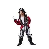 Fato de pirata corsário inglês para criança