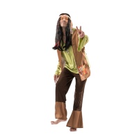 Fato Hippie Love Power para homem