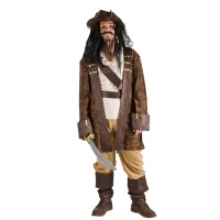 Fato de pirata Jack of the Seas para homem