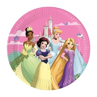 Pratos das Princesas Disney de 23 cm - 8 unidades