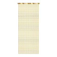 Cortina decorativa com estrelas 2,45 x 1 m
