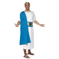 Fato de Senador Romano Azul para homem