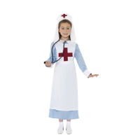Fato de Enfermeira de guerra para menina