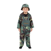 Fatos de para-quedista militar para crianças