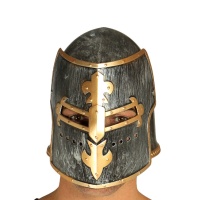 Capacete de cavaleiro medieval - 60 cm