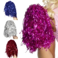 Pompons coloridos - 2 peças