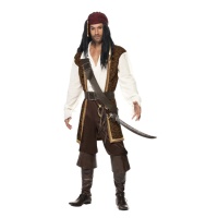 Fato de pirata conquistador de alta mar