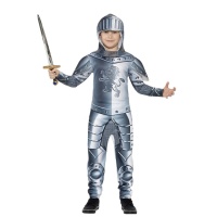 Fato de Cavaleiro medieval com armadura infantil
