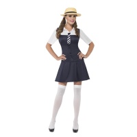 Fato de colegial Girl Scout para mulher