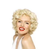 Peruca loira Marilyn Monroe oficialmente licenciada