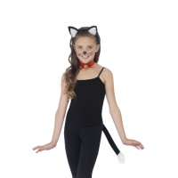 Conjunto gatinho para criança - 3 peças