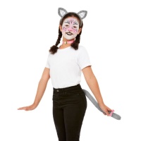 Conjunto de gato para criança