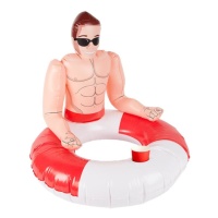 Boia salva-vidas insuflável - 88 cm